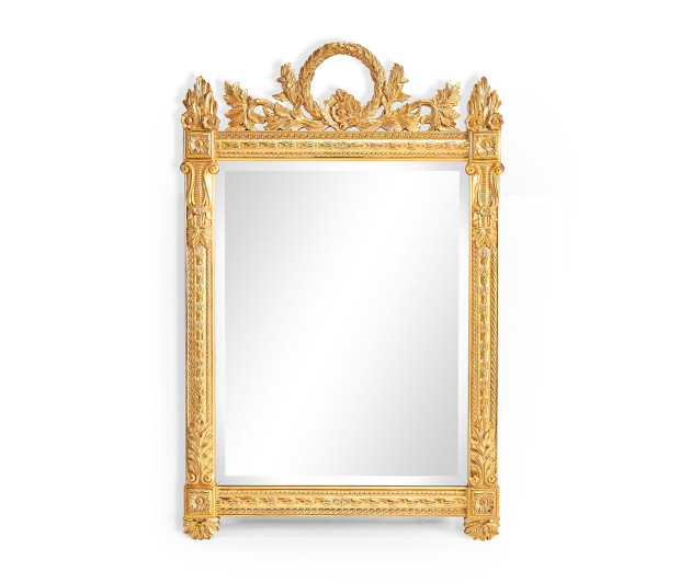 Empire style gilded mirror