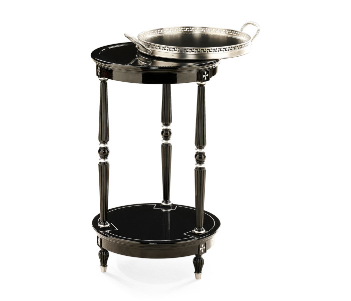 Ocala Smoky Black side table