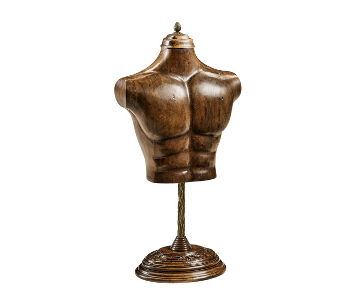 Ocala Large Male Wooden Mannequin & Torso on Stand