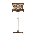 Ocala Fretwork Walnut Adjustable Music Stand