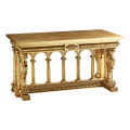 French Library Table - Gold leaf
