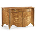 Chippendale style commode with fine inlay