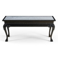 York Venetian Black Oak Console