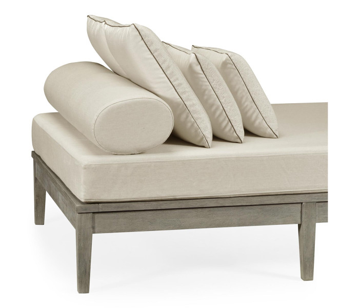 Outdoor small lounge ottoman (COM)