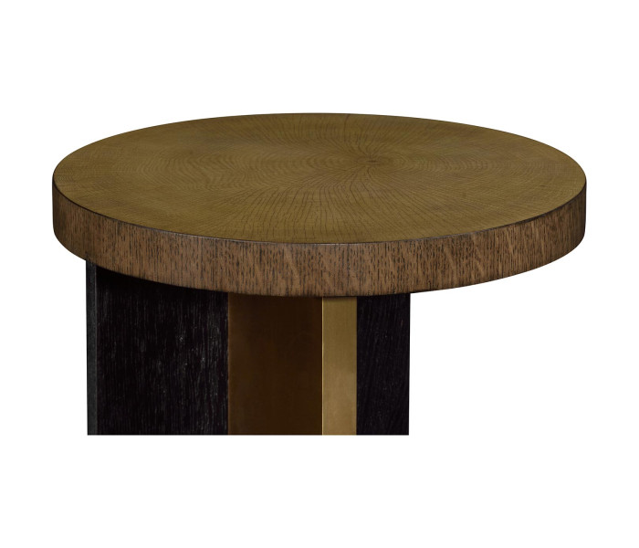 Round side table