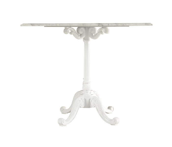 Large Rect Table White Carrara Top 
34