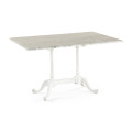 Large Rect Table White Carrara Top 
34
