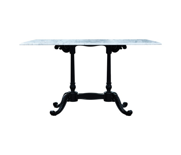 Large Rect Table White Carrara top 
34