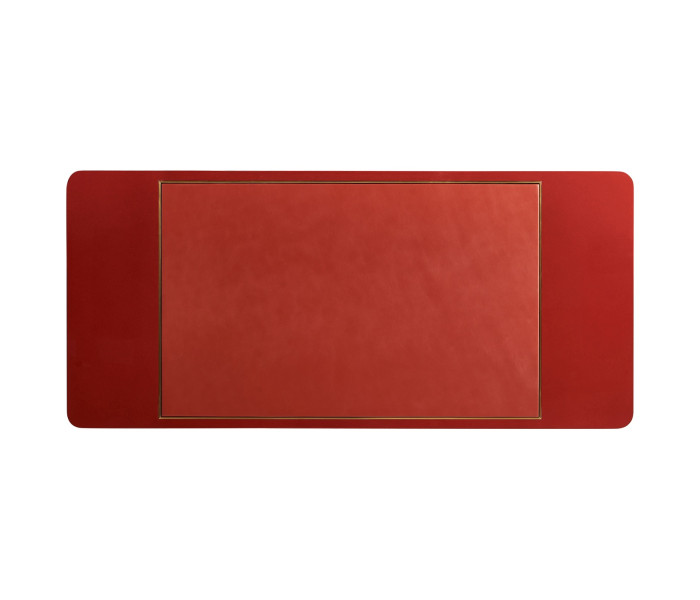 Rectangular Desk (120) - RED BRICK LEATHER 031-01-00210