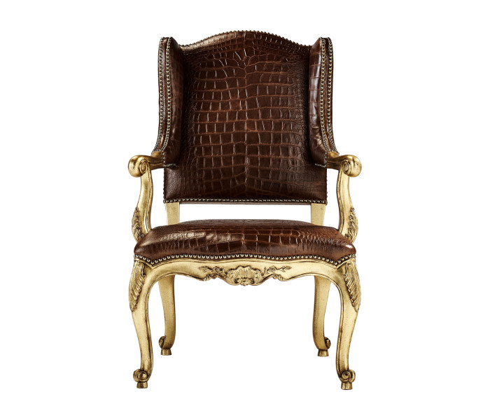 Conservatory Chair - Moore & giles Cuero Croc British Tan