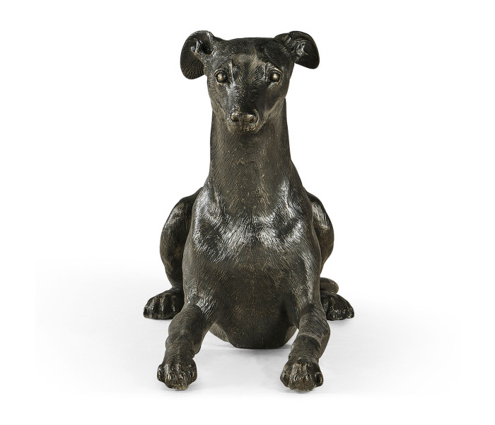 Whippet standing no collars