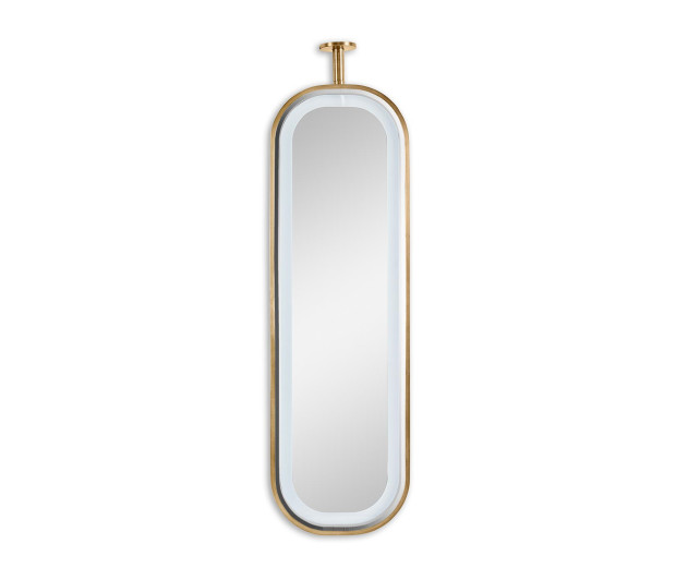 Wall Oval mirror with LED lighitng - NO Anti -fog