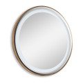 Wall Round Mirror with LED lighting - Anti-fog