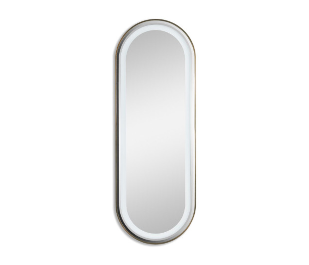 Wall Oval with lighting mirror type 2 - Anti-fog
