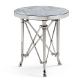 Gueridon accent table White carrara top