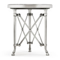 Gueridon accent table Nero Marquinia top