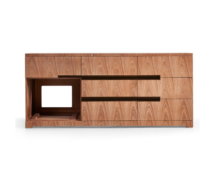 Dresser w/ Bar and Safe @ DQ