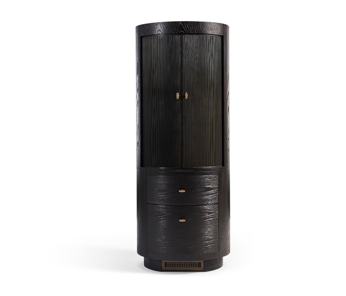 Curved Bar Cabinet @ King