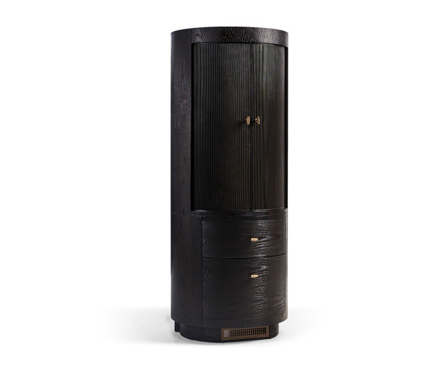 Curved Bar Cabinet @ King