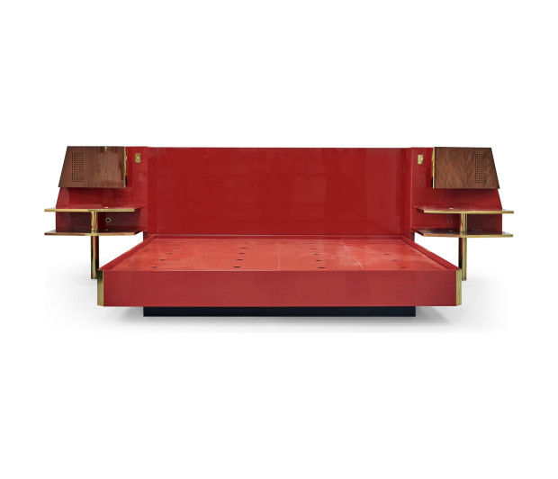 Left Bedside Table with Power Strip