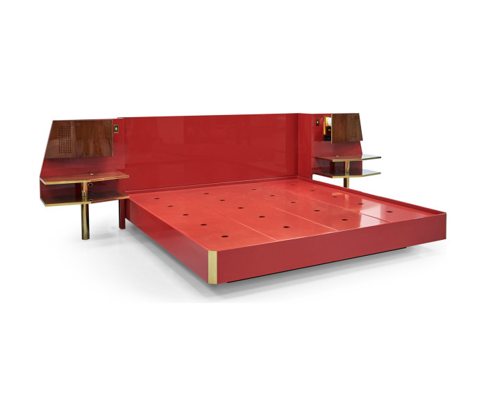 Right Bedside Table w/Power Strip