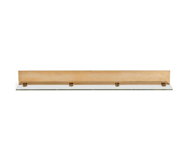 Straight Bathroom Shelf - 4'-10