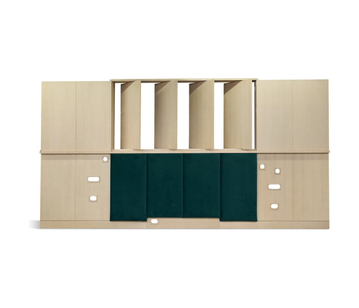 Panel divisorio con cabecero - Dividing panel with headboard (Right)