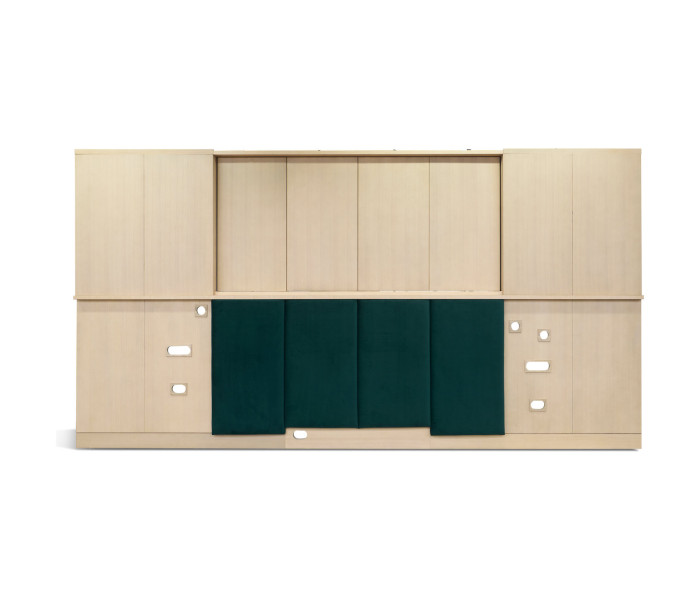 Panel divisorio con cabecero - Dividing panel with headboard (Right)