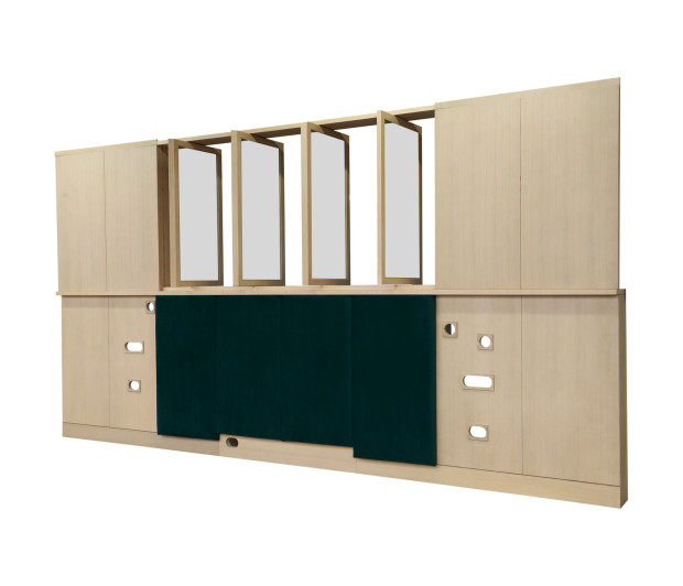 Panel divisorio con cabecero - Dividing panel with headboard (Right)