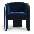 Armchair - Option 1- Blue Velvet new version