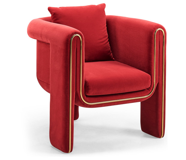 Armchair- Red Velvet