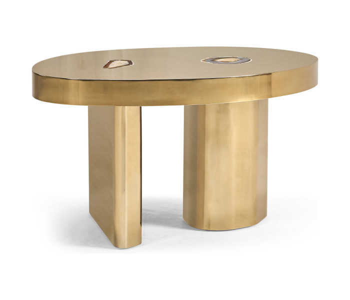 Back painted glass coffee table