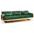 Wood Shell 3 Seat Sofa