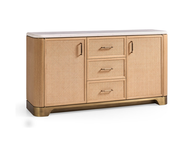 Custom mini bar in 2-Bay Suites with a pantry