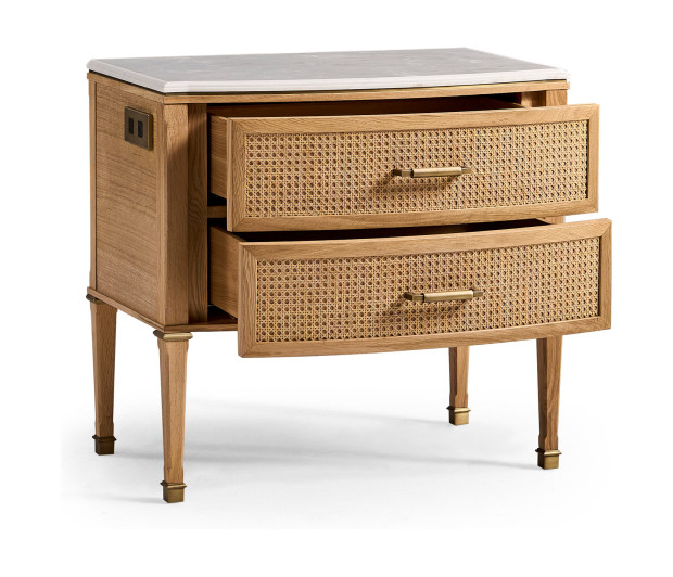 Nightstand- Typical King Guestroom - Left side outlet