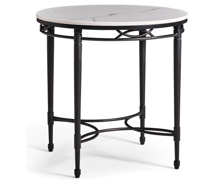 1217-014-0072 AMALFI STONE TOP DINING TABLE - 30 ''
