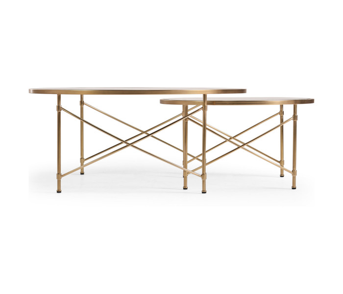 Set of 2 console tables