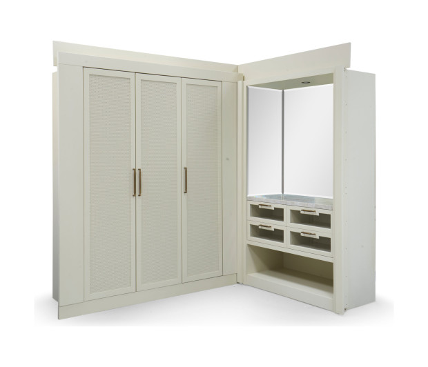 L-Shape Closet Assembly - 2-Bay Suites & 3-Bay Suites -LEFT