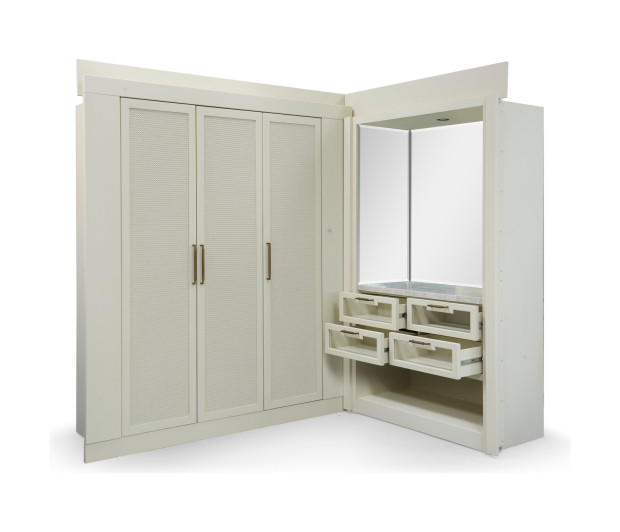 L-Shape Closet Assembly - 2-Bay Suites & 3-Bay Suites -LEFT