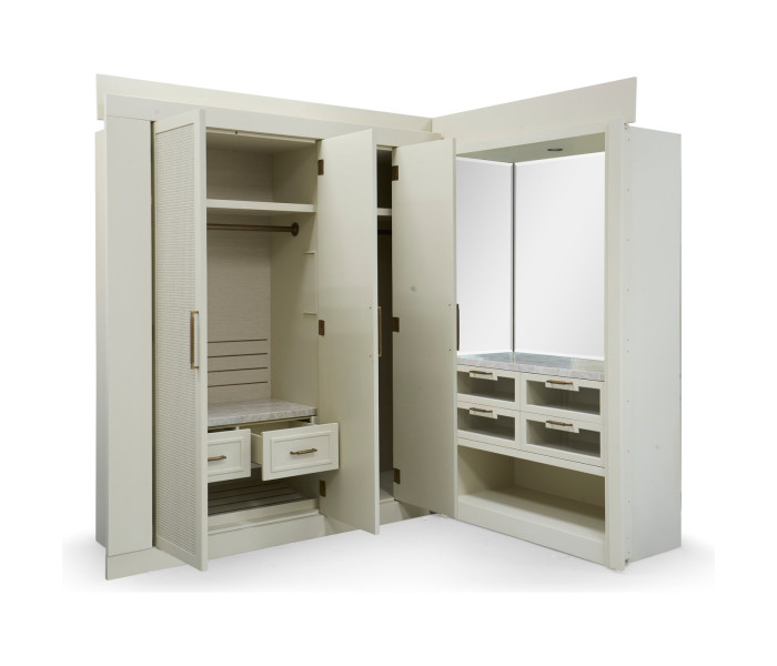 L-Shape Closet Assembly - 2-Bay Suites & 3-Bay Suites -LEFT