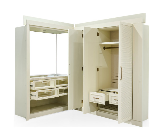 L-Shape Closet Assembly - 3-Bay Suites