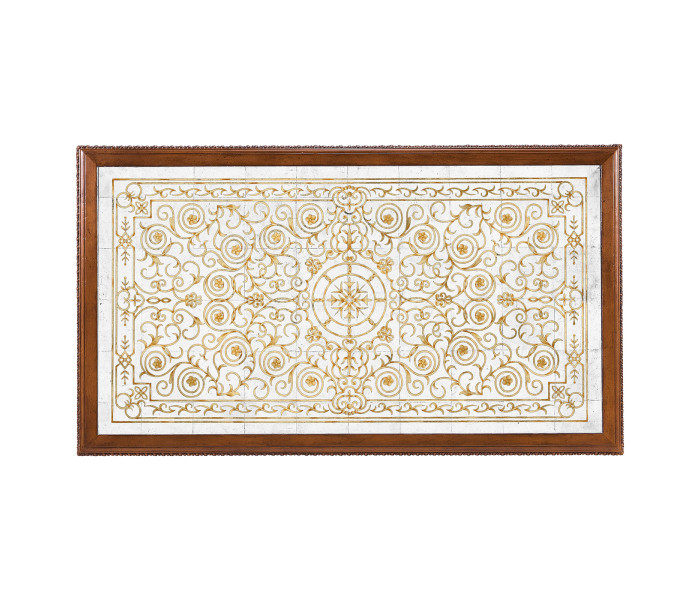 Églomisé library table