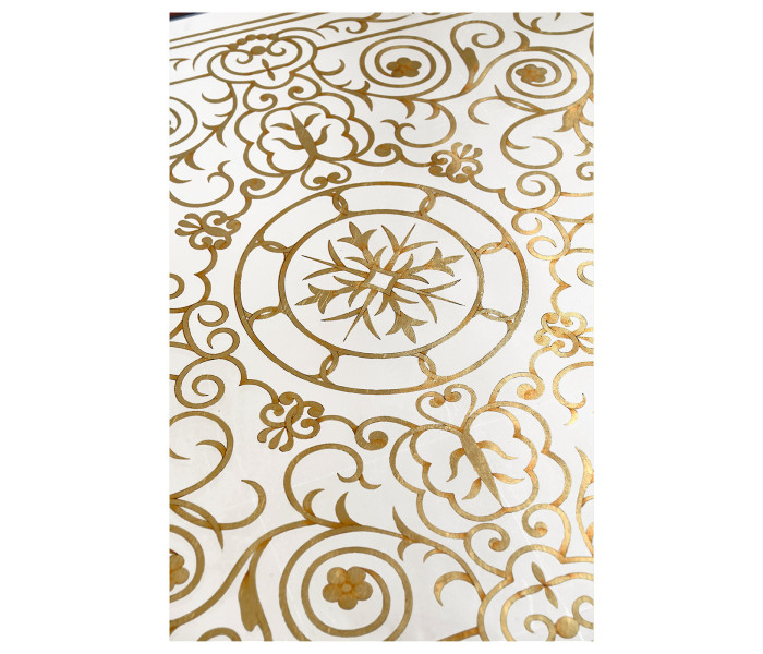 Églomisé library table