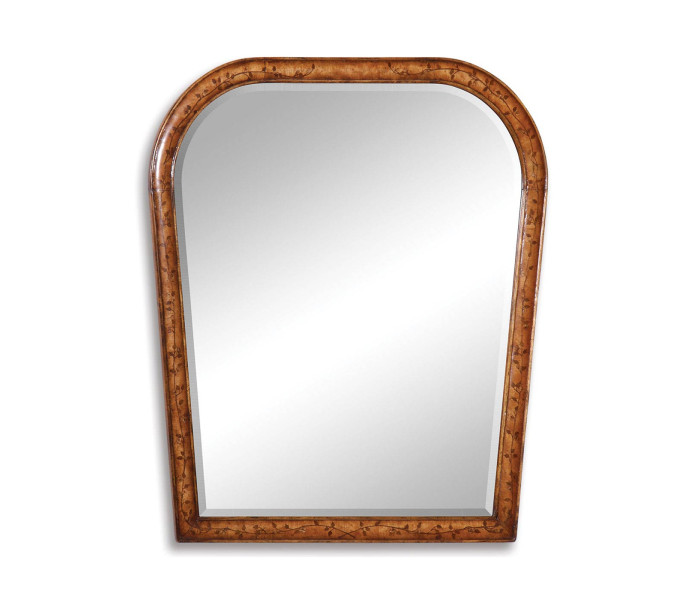 Art Nouveau floral mirror (Plain mirror glass)