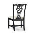 Spark Chippendale Black Side Chair