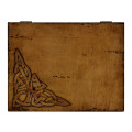 Raised Celtic Veneer Rectangular Box