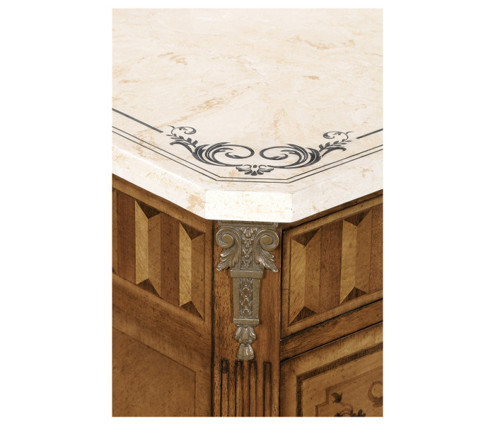 Italian Commode with Cream Scagliola Top (Large)