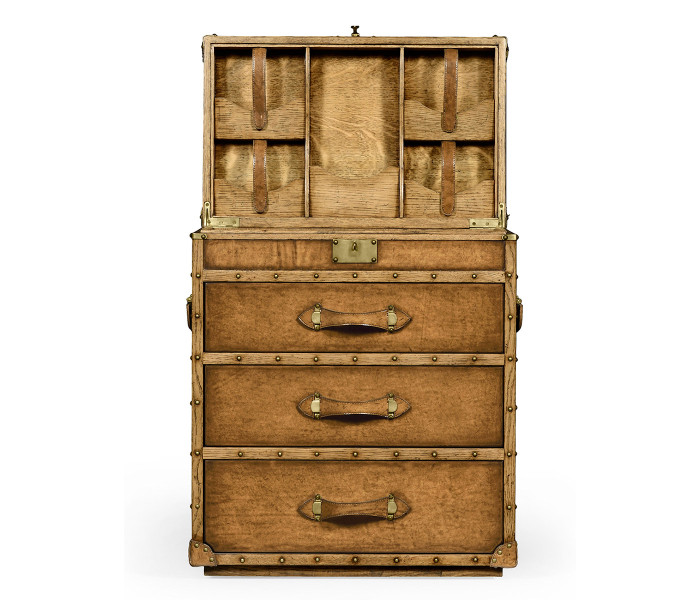 Steamer Chest of Drawer Style Jewellery Box