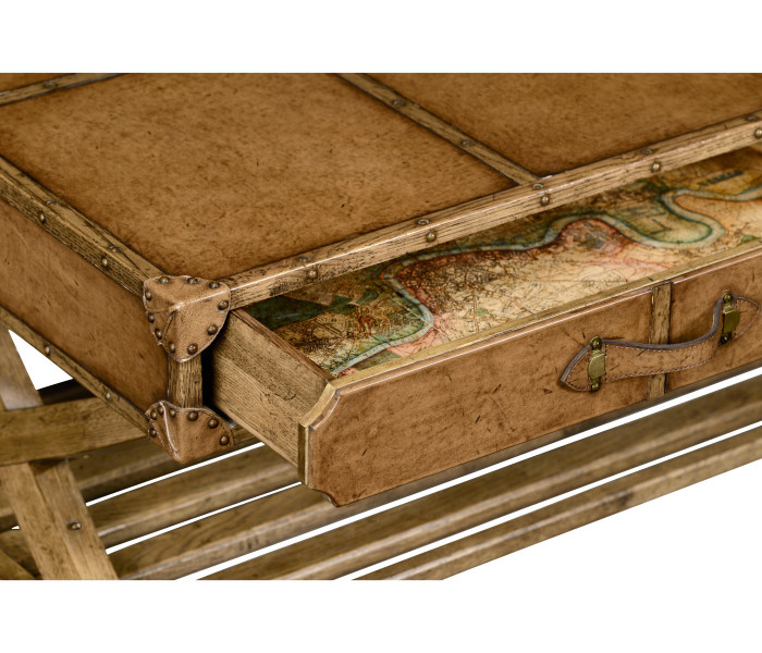 Travel Trunk Style Coffee Table