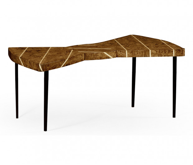 Burl Oak Bowtie Coffee Table Burl Oak Bowtie Coffee Table